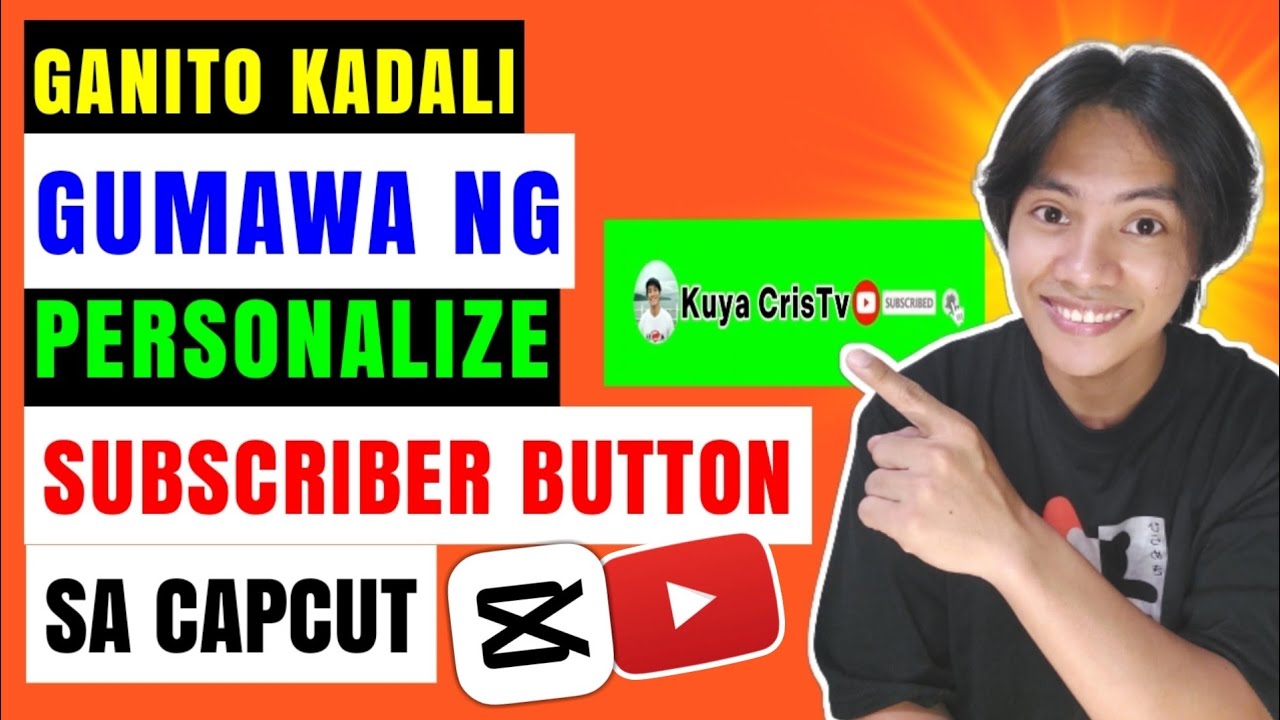 Paano gumawa ng personal subscribe button sa cupcat gamit ang cellphone