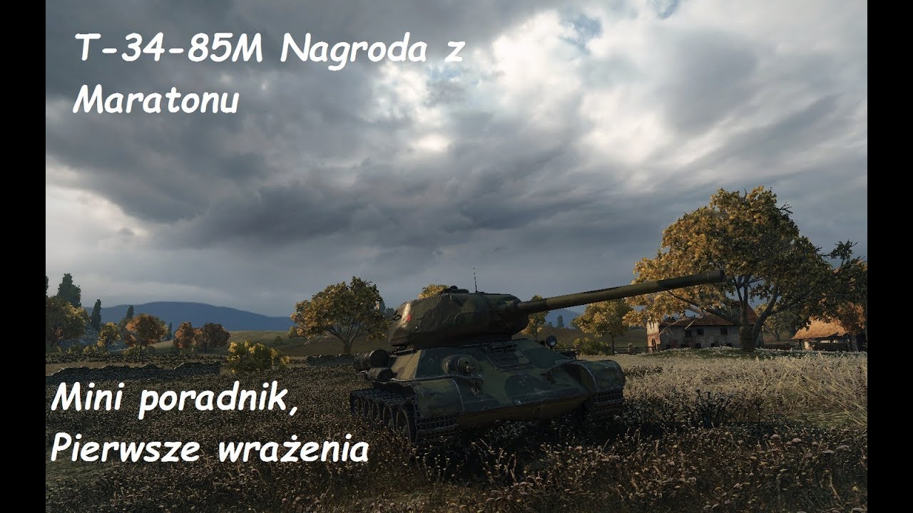 T-34-85M Pierwsze wrażenia, moduły, perki (mini poradnik) :)