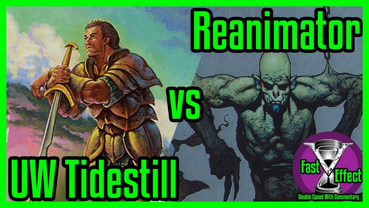UW Tidestill vs Reanimator | Premodern Magic: The Gathering w/Commentary | Fast Effect | ELD's MTG