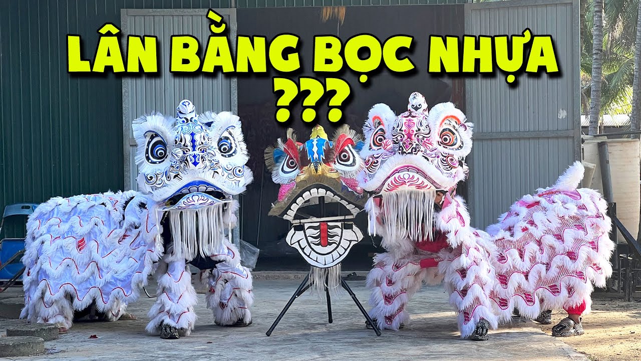 Bình Minh TV | Lân Kim Sư Độc Lạ - Làm Bằng Dây Nhựa