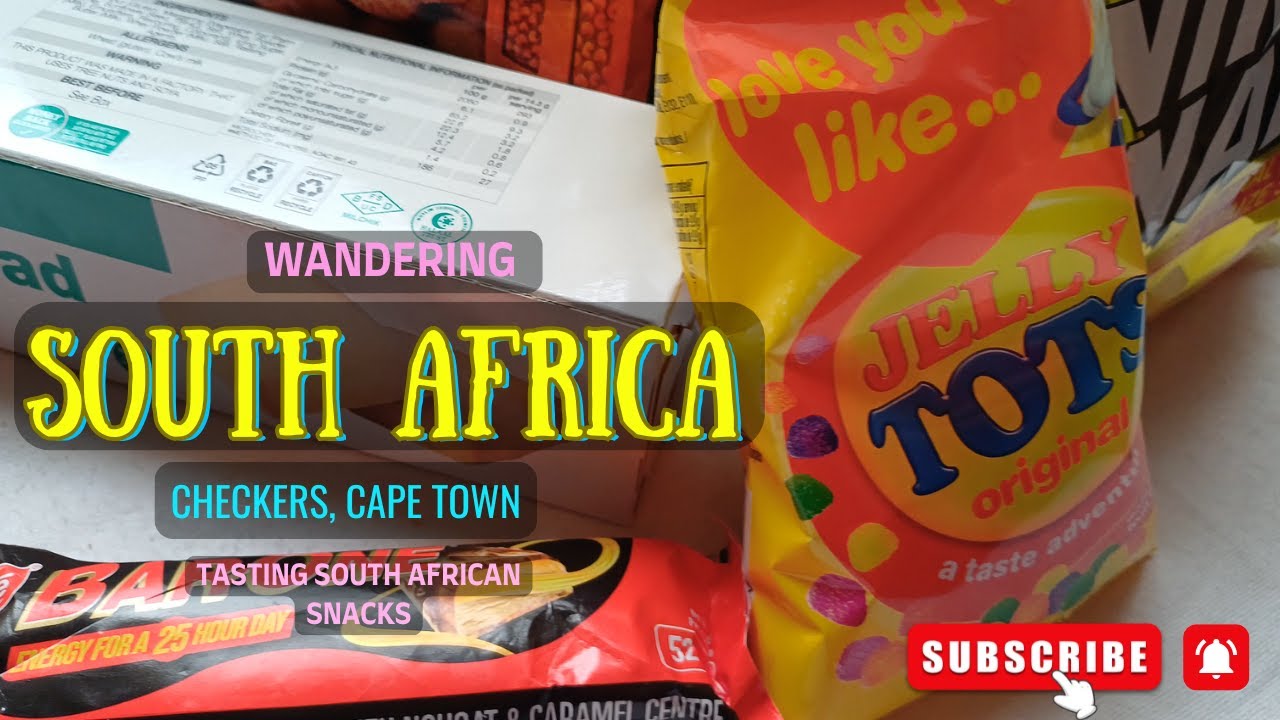 🍫Tasting South African Snacks: From Cheese Nik Naks to Biltong & Bar One! #vlog #snacks #capetown