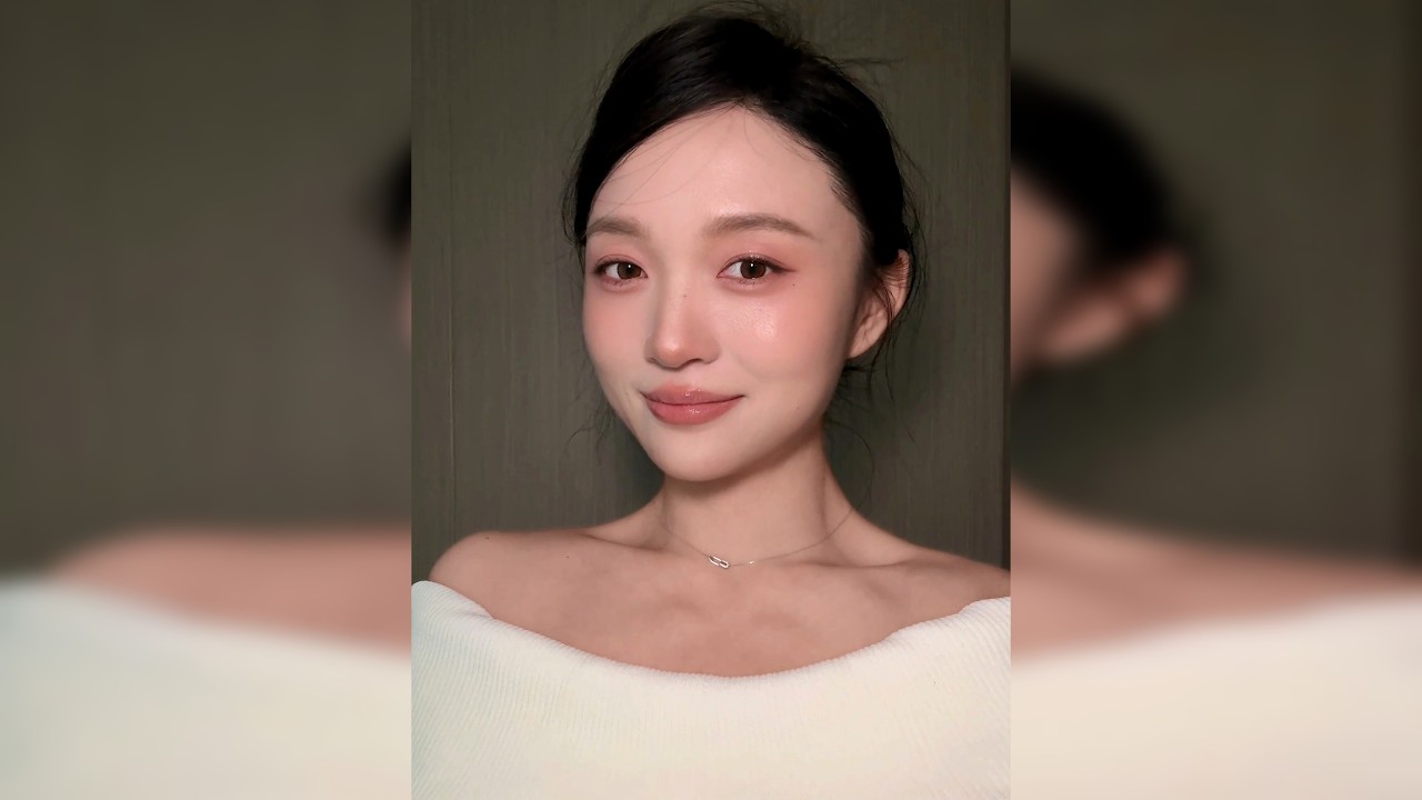 无效化妆腻了？白开水妆就是日常参考答案！ 建议把这白开水妆焊脸上，拿捏原生感美女氛围，日常通勤早八都适配！