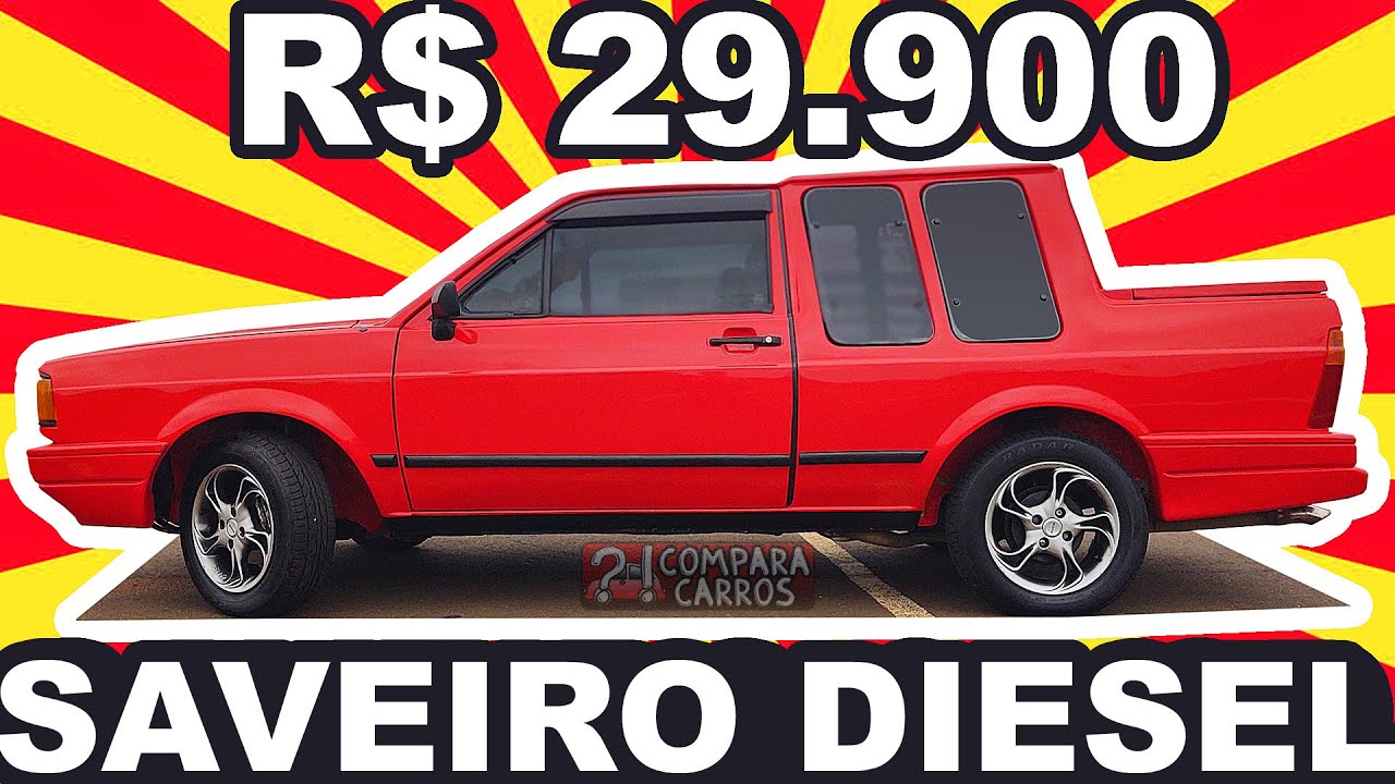 R$ 29.900 Saveiro Diesel GL 1987 Cabine Dupla Quadrada 1.6: História, consumo - Avaliação completa!
