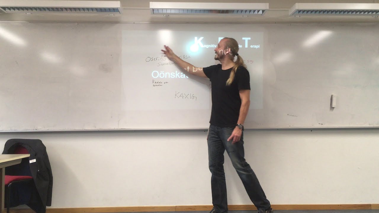 Föreläsning: Kognitiv beteendeterapi (KBT)