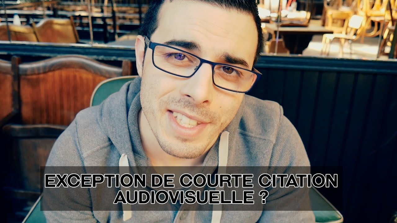 Comment enlever un avis de droit d'auteur ? (Content ID) - Exception de courte citation