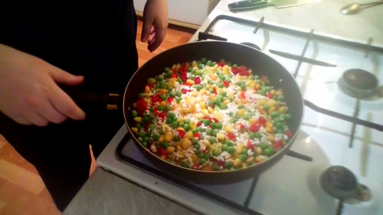 Ужин Без проблем очень вкусная гавайская смесь