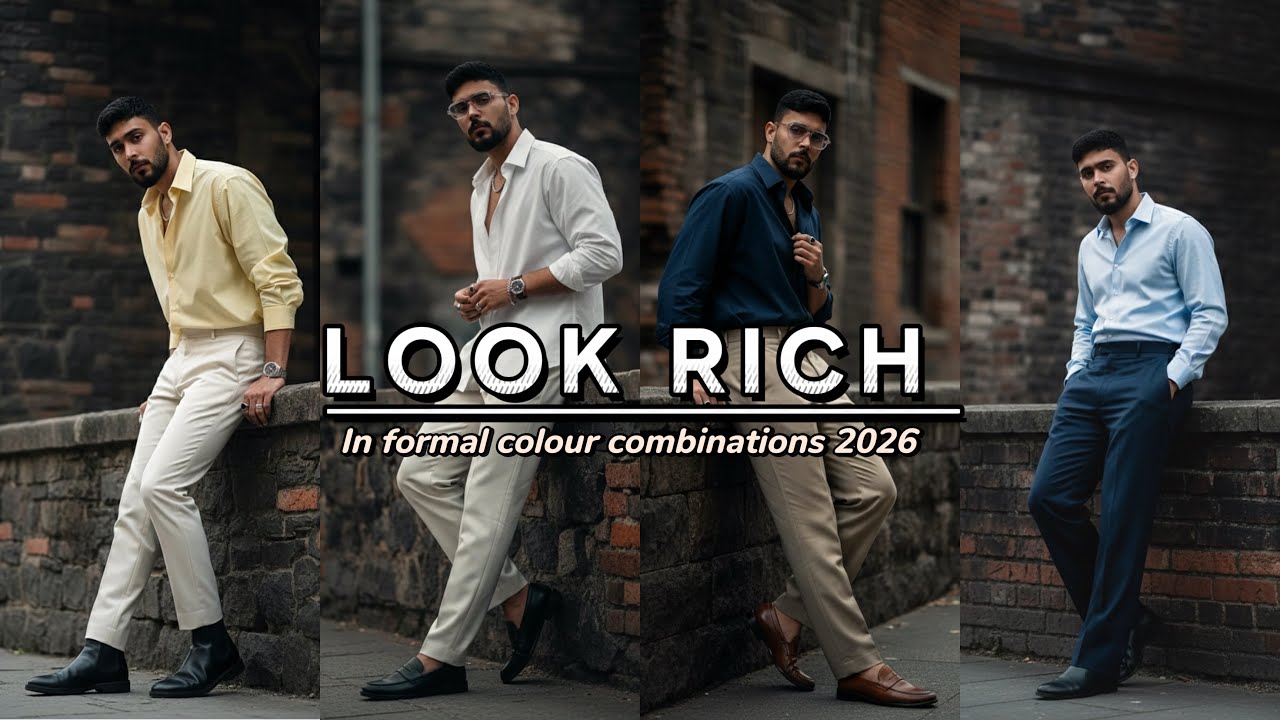 Top 10 Pant Shirt Colour Combinations for Men | Fashion Tips 2026