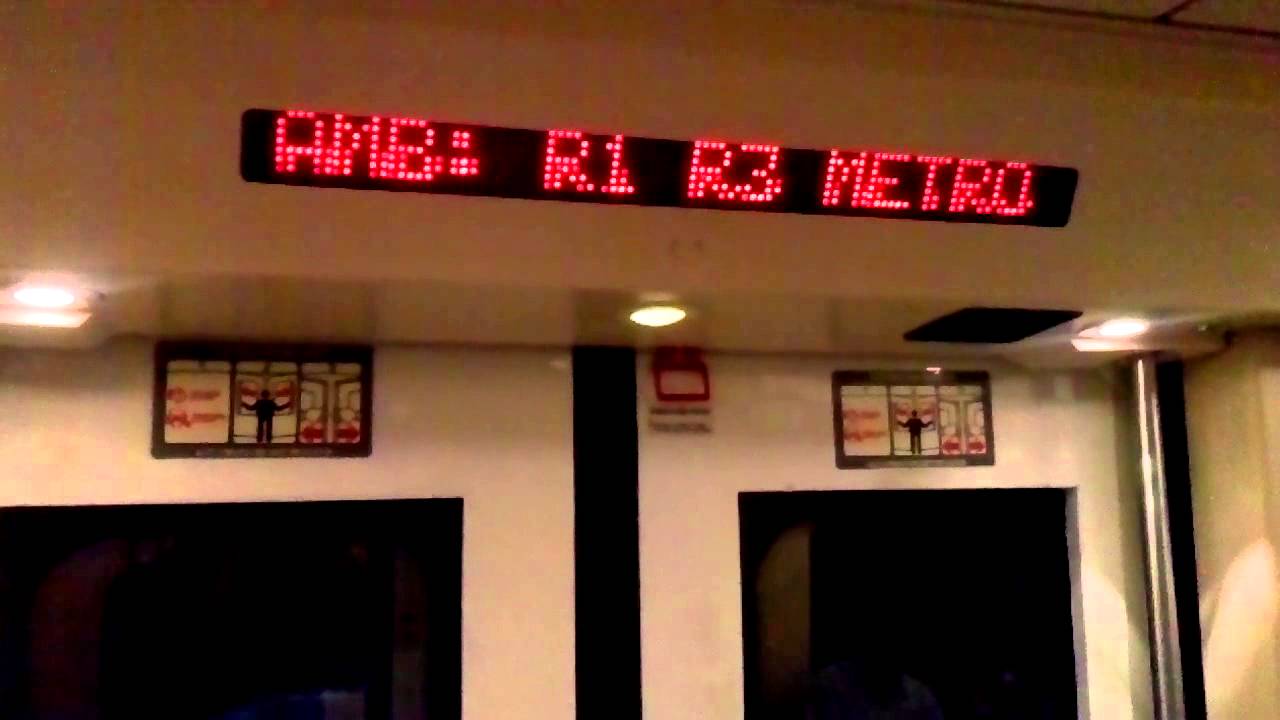 Megafonia R12 Lleida a Plaça Catalunya (Unitat 447)