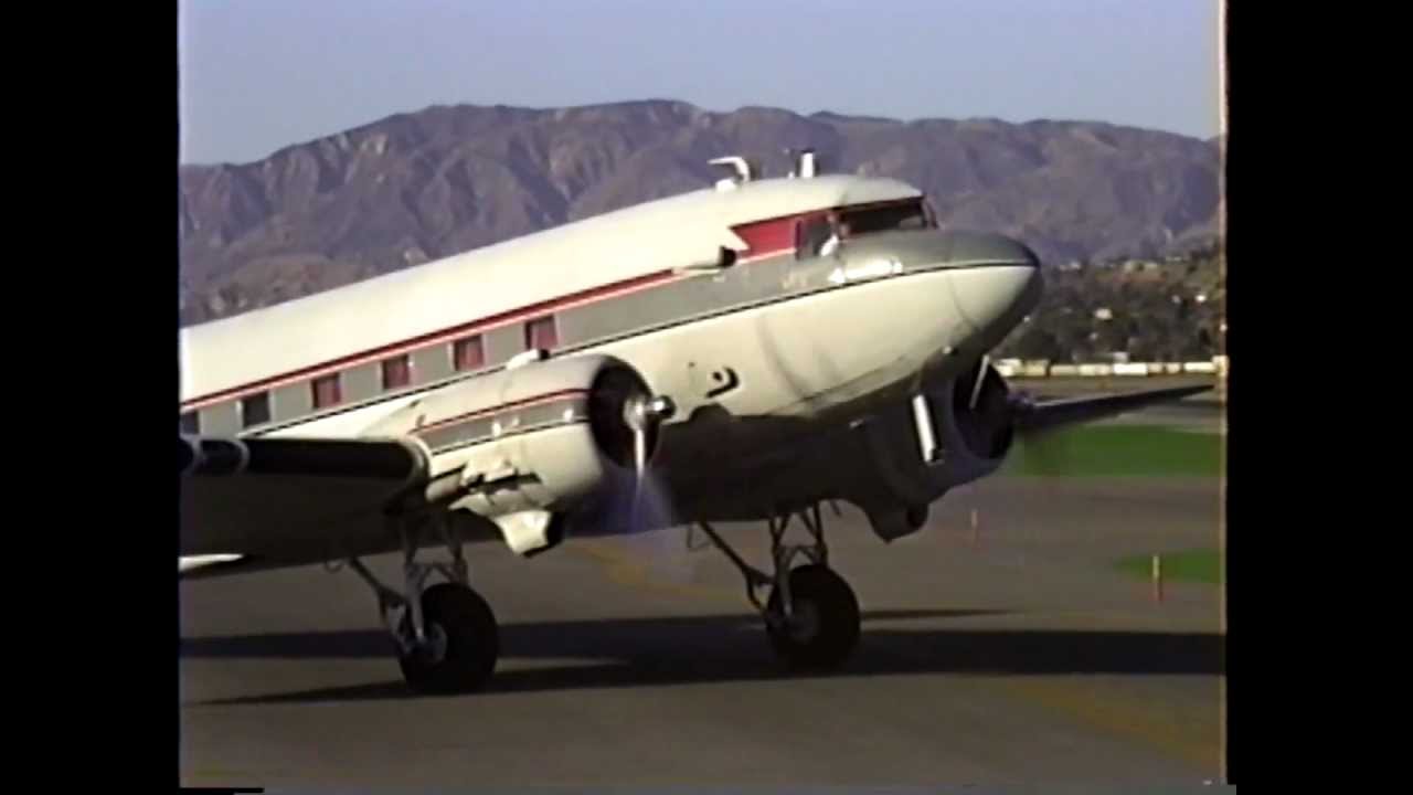 Two Classic Douglas DC-3's In Action
