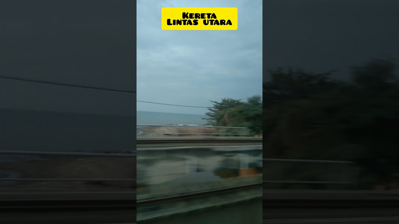 Kereta lintas utara dan selatan #keretaapi #kamatarmaja