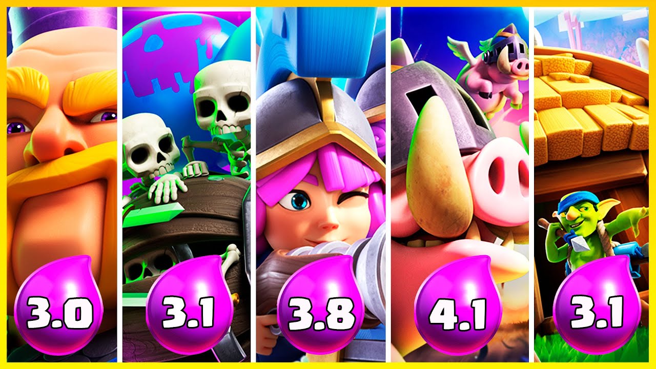 Los 5 MEJORES MAZOS para SUBIR COPAS y LIGAS en Clash Royale Season 77