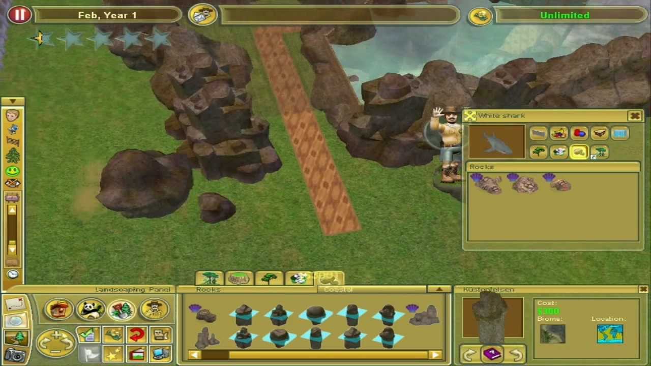 Zoo Tycoon 2 Tutorials - White Shark Exhibit