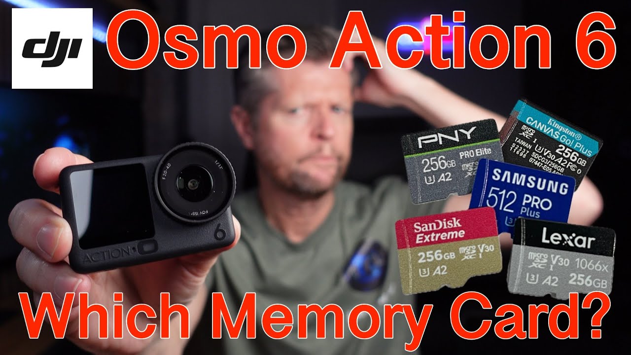 DJI Osmo Action 6: Какая карта памяти мне нужна?