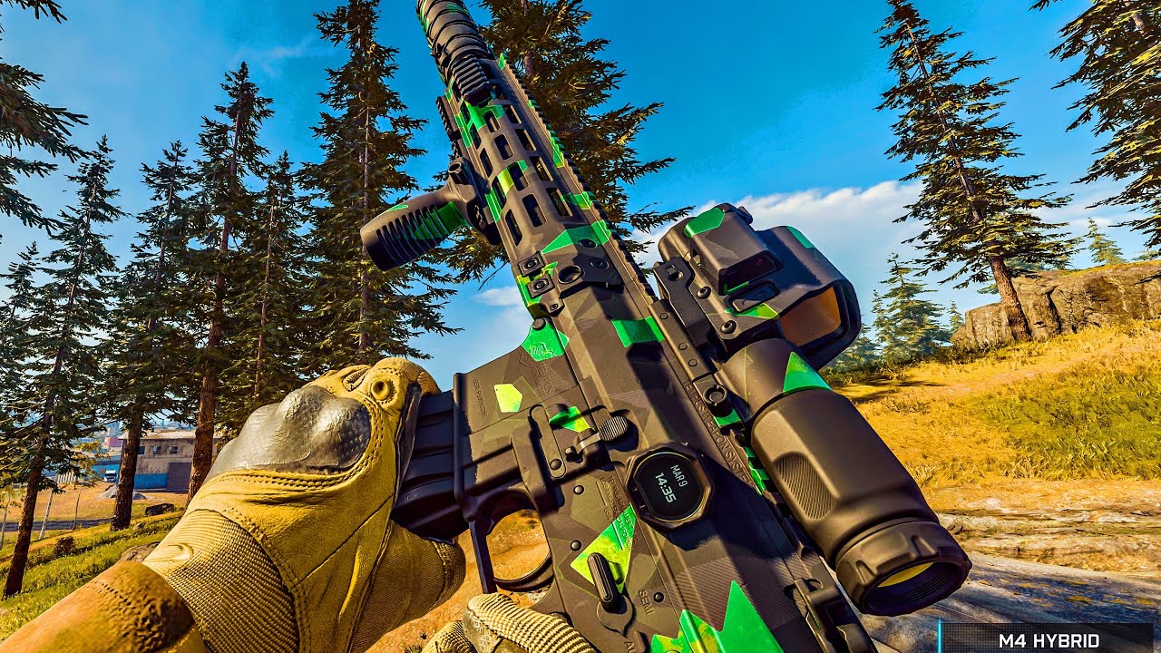 Call of Duty Warzone Battle Royale M4 Hybrid Gameplay! (No Commentary)