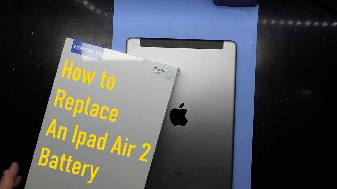 Как заменить аккумулятор в iPad Air 2 A1567