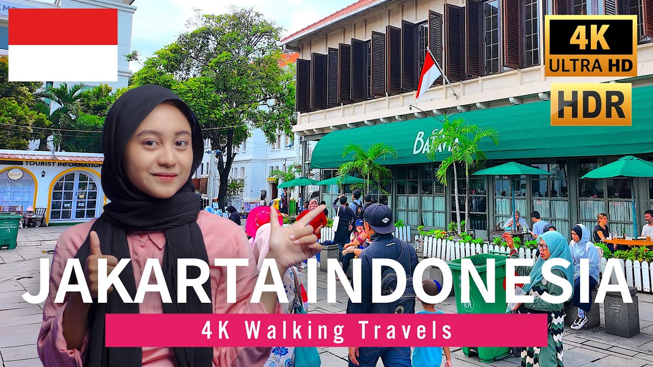 🇮🇩Jakarta, Indonesia 4K Walking Tour - Kota Tua Historic Area｜February 2025｜4K HDR 60fps