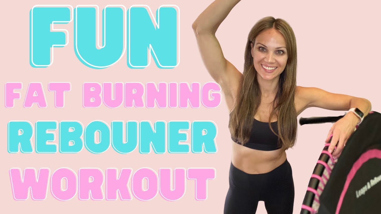 4000 STEPS in 20 MIN REBOUNDER WORKOUT | SUPER FUN FAT BURNING WALKING WORKOUT on the Trampoline