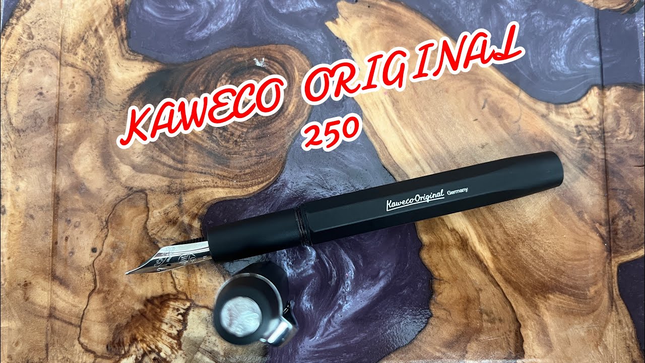 Kaweco original 250 dolma kalem ve konvertör sökme ve bakım işlemi, Kaweco original 250 disassembly