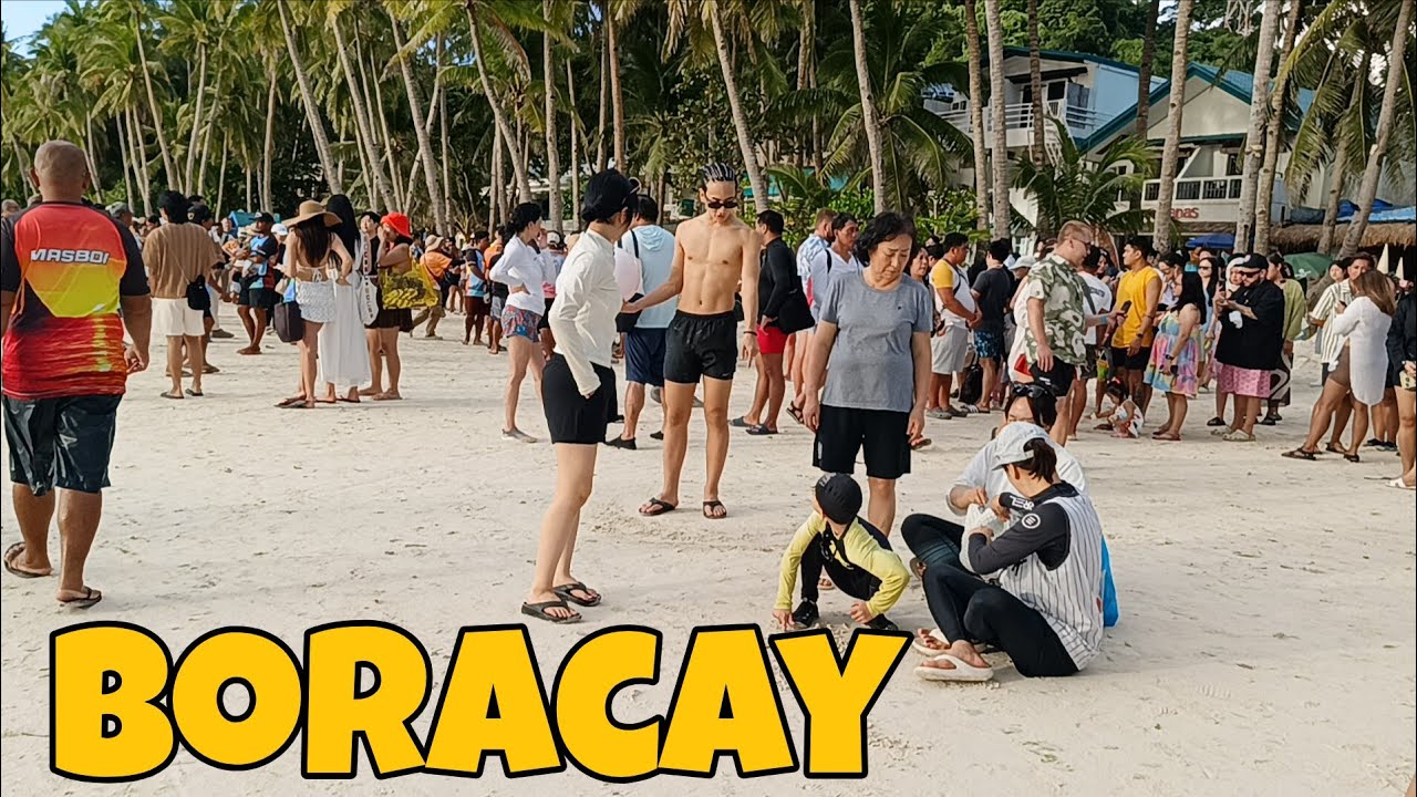 WALKING TOUR 2026 !!! BORACAY ISLAND BEACH FRONT station 123 !!! GOOD WEATHER 