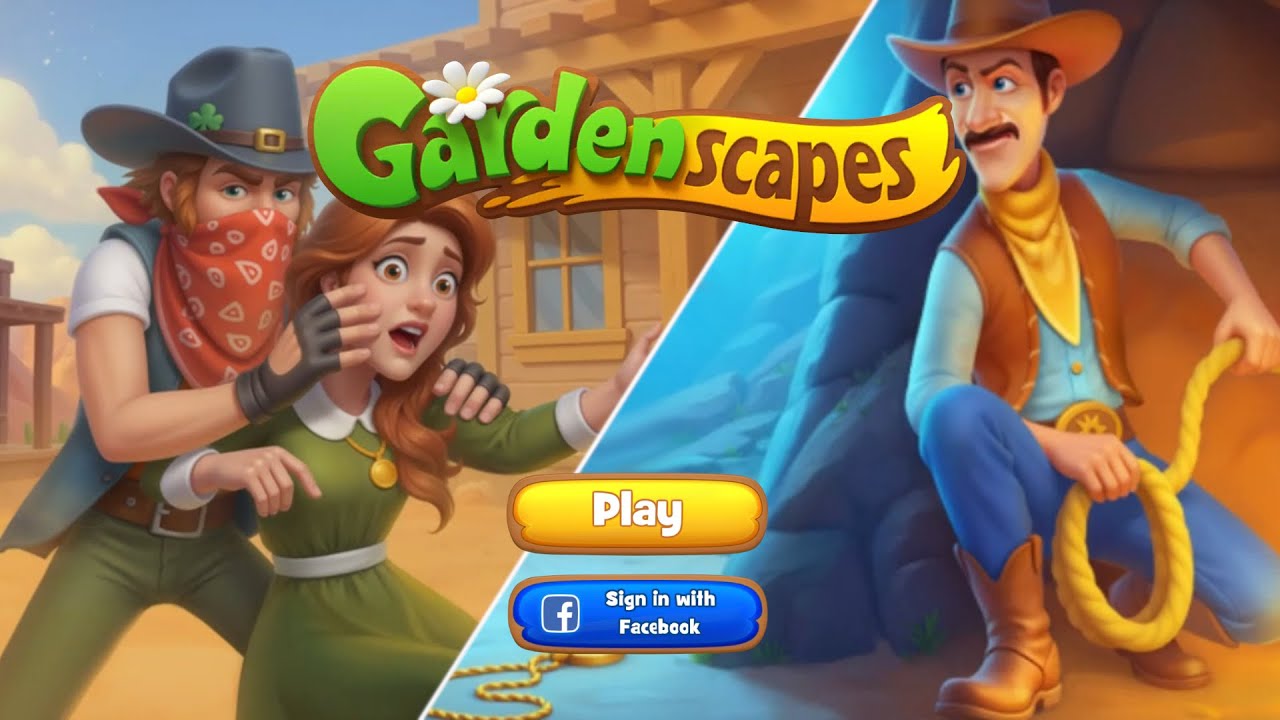 Once Upon a Time in Wild West - GARDENSCAPES NEW ACRES - Perilous Prairie | FULL STORY