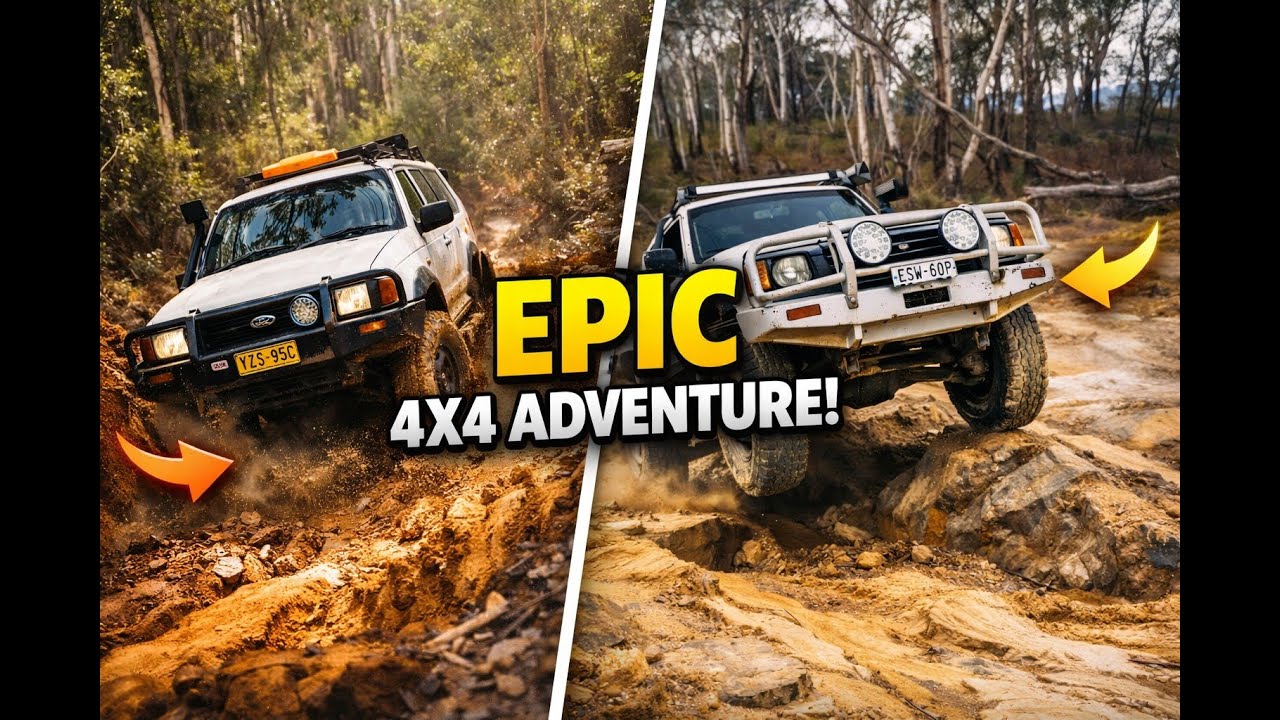 lidsdale - lithgow with Ford Courier and Nissan Patrol24:11:22