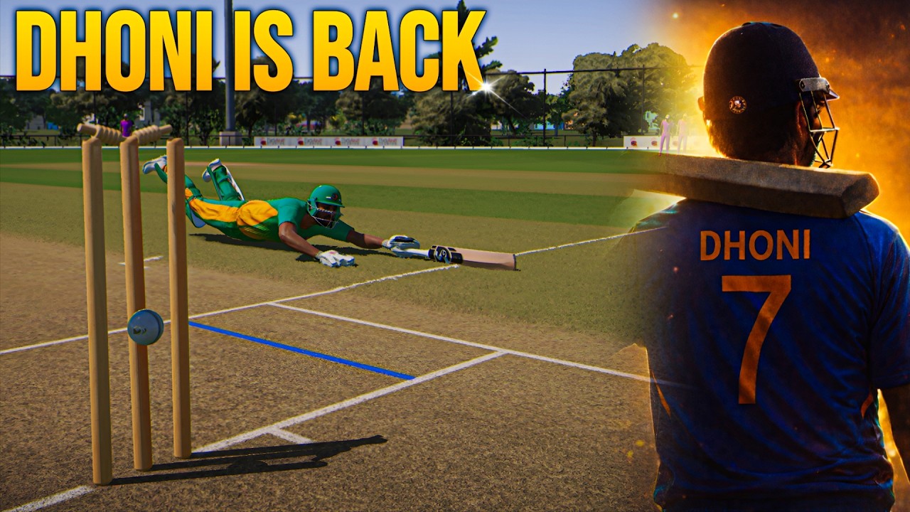 Can I Recreate MS Dhoni’s Legendary Career? 🐐 | Cricket 26