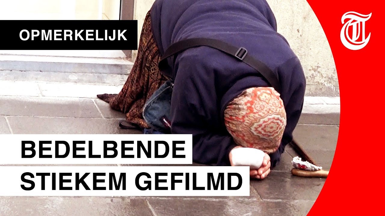 Bedelaar betrapt: uw geld gaat naar bier