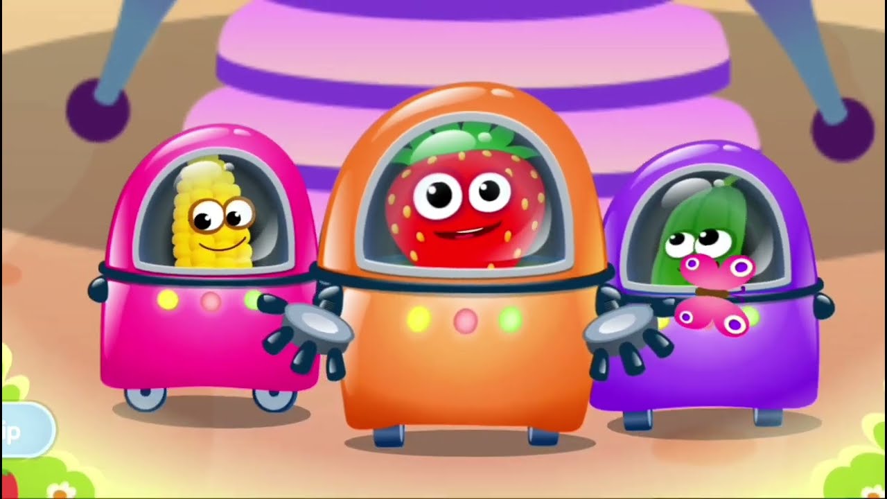 Funny Food 2 - Wow Kids - Comida divertida, aprender los numeros las letras y formas para niños