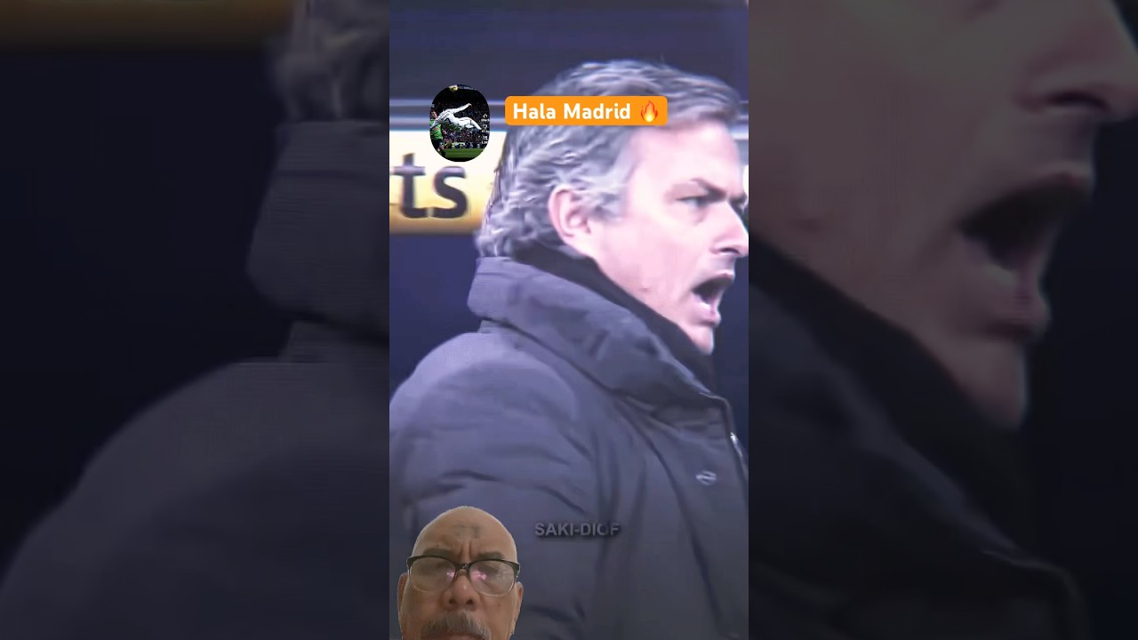 Mourinho's Reaction to Ronaldo goal