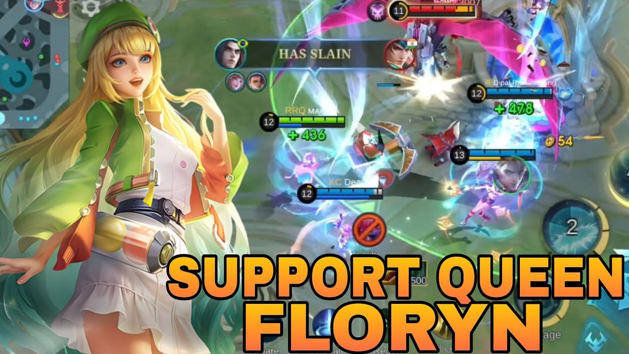 FLORYN Gameplay unlimited Heal Build and Emblem!! Build Top Global 1 FLORYN 2025 - MLBB