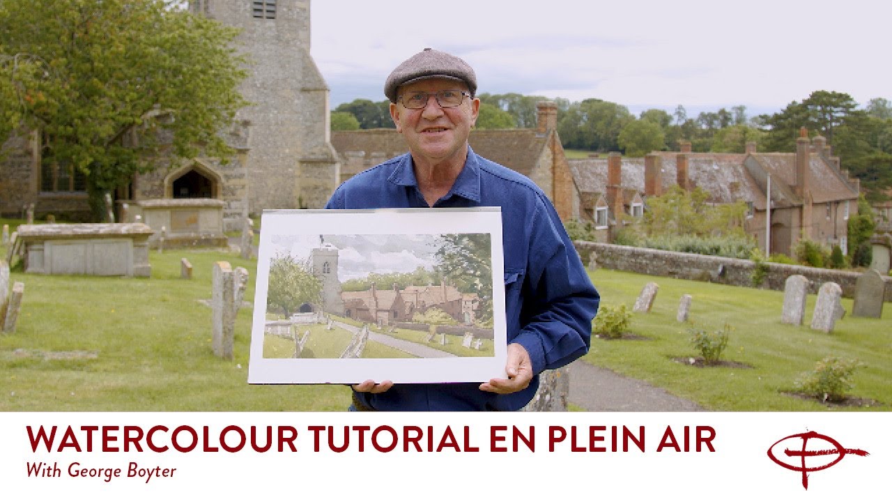 Watercolour Tutorial En Plein Air - Ewelme Church