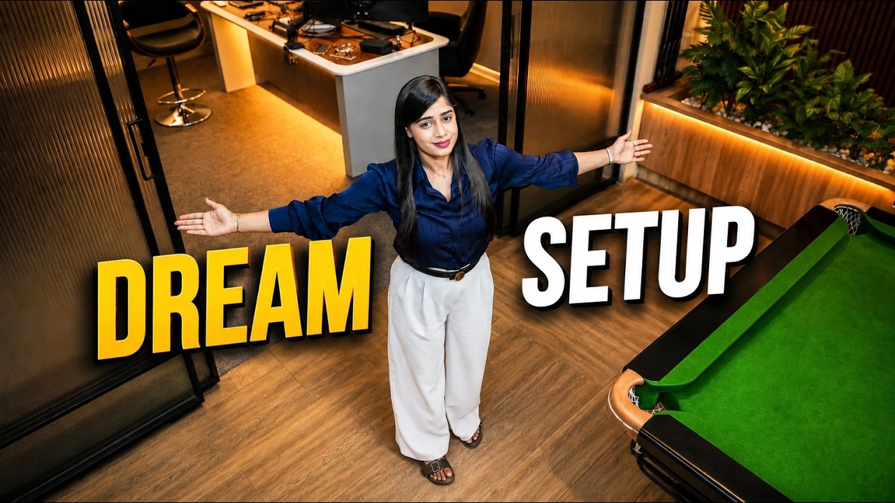 I Built ₹3.6Cr Dream Office in 5 Years 🔥 Full Trading Setup Tour 2026 @TradeLikeMalika