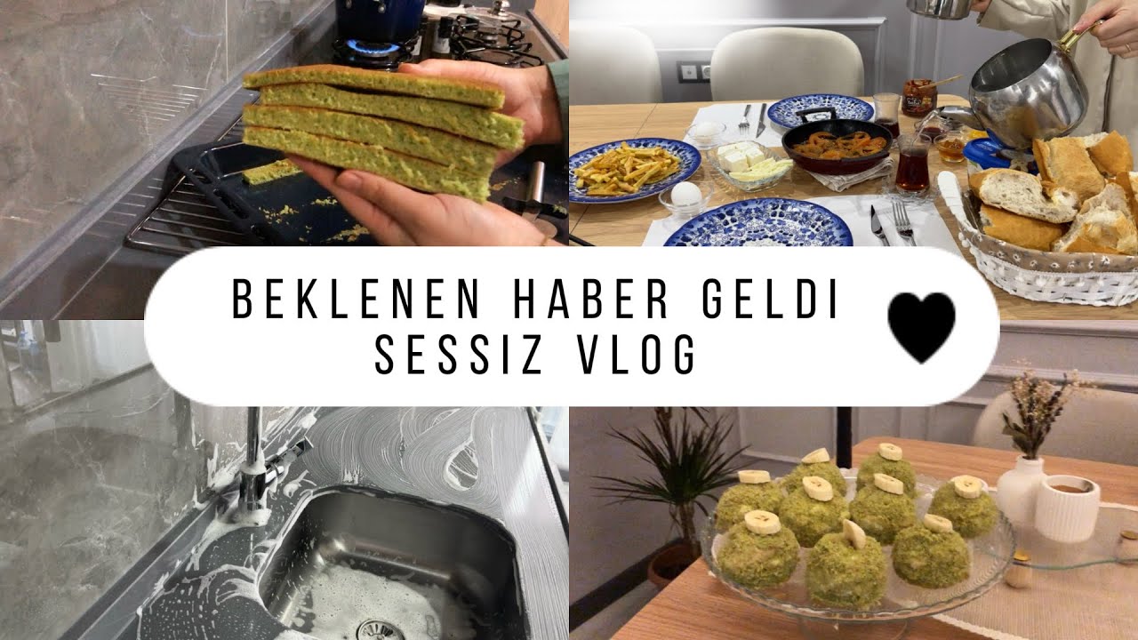 #SESSİZVLOG 10 | Beklenen haber geldi 🫶🏼, Köstebek pasta, Kahvaltı hazırlayalım, Bolca sohbet 🌸🌿🫶🏼