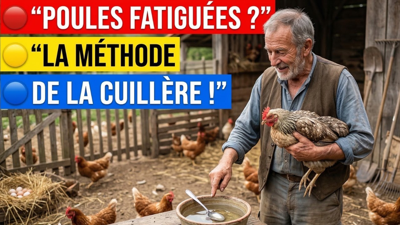 Comment ranimer des poules âgées   la méthode de la cuillère dans l’eau, étape par étape