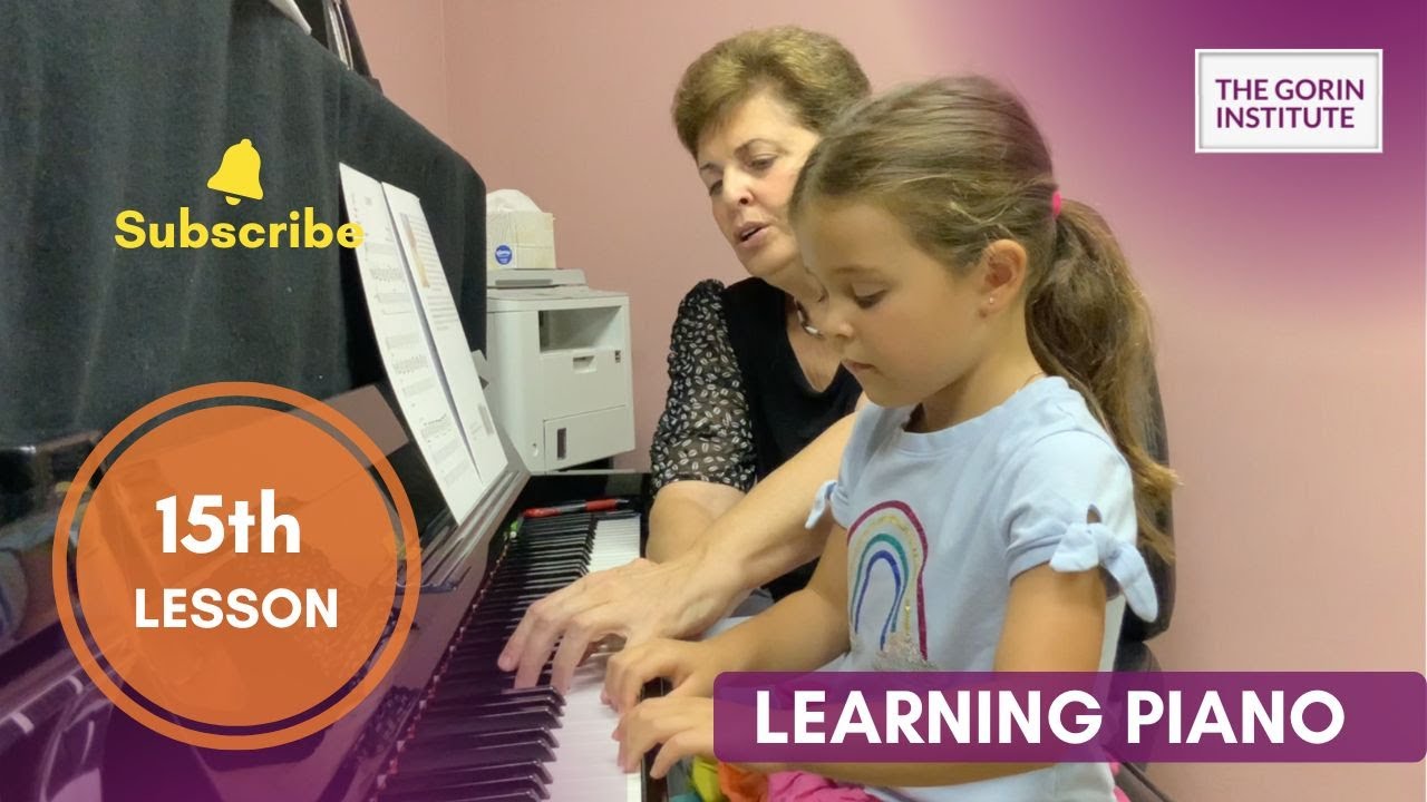 🎹 First Piano Lessons | 15th Lesson with Mila (4 y.o.) 🎶 | Irina Gorin