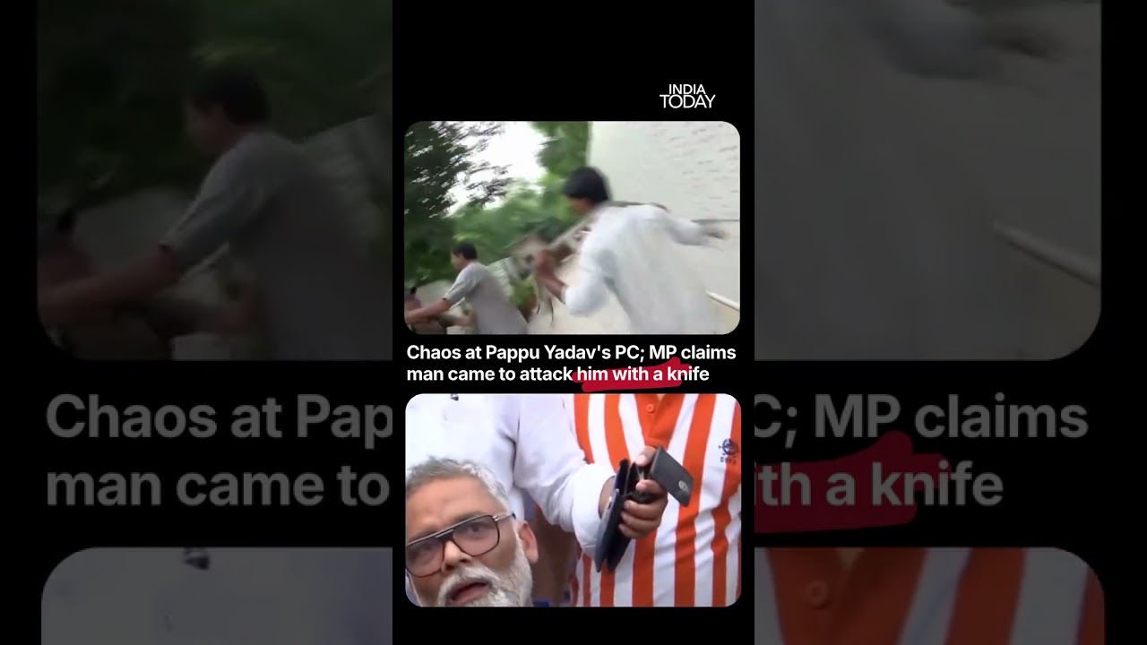Pappu Yadav Claims Knife Attack Attempt During Press Conference | Chaos Over Temple Donation Row