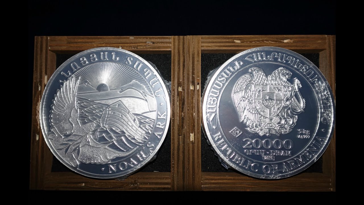 5 kilo 2015 Armenia Noah’s Ark Silver coin
