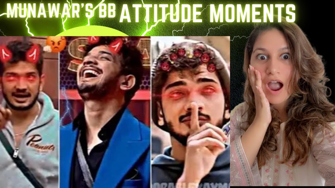 Reacting to Munawar Faruqui BigBoss attitude moments @munawar0018
