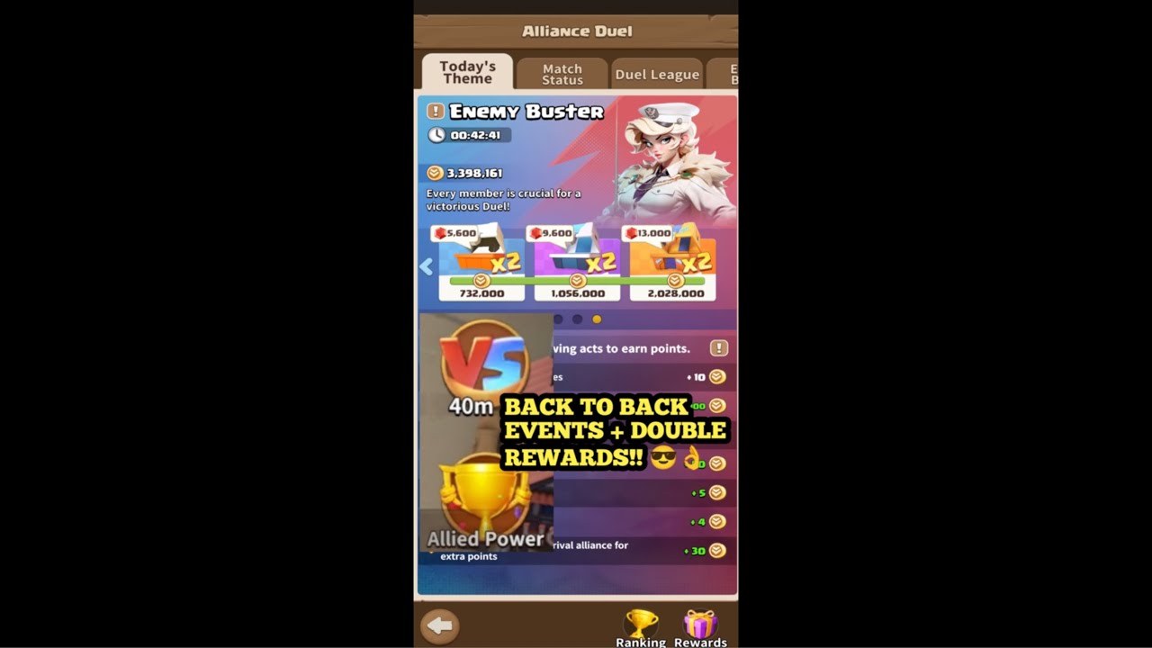 DARK WAR SURVIVAL ALLIANCE DUEL DOUBLE @KAMATAYAN GMechanics