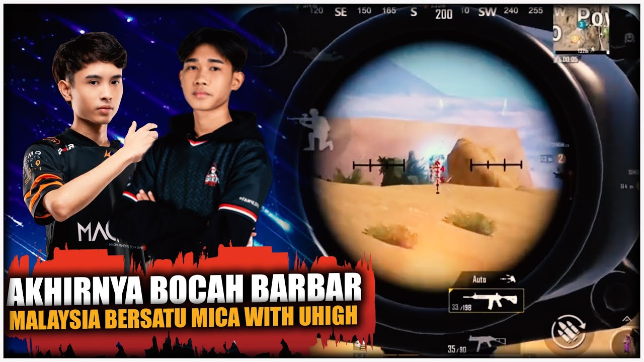 Chicken Dinner Yang Begitu Mudah🔥!! Bacah Barbar Malaysia Bersatu Uhigh Ft Mica - Pubg Mobile