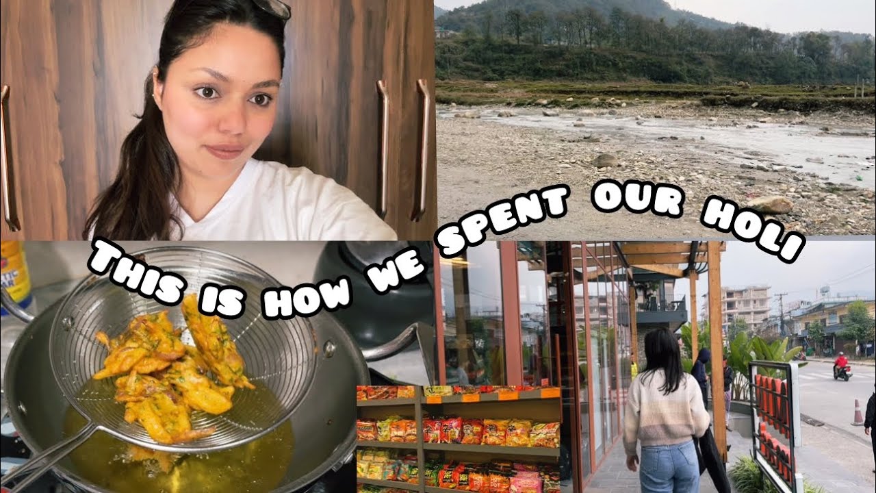 Holi sightseeing | northern part of pokhara | made pakauda | 