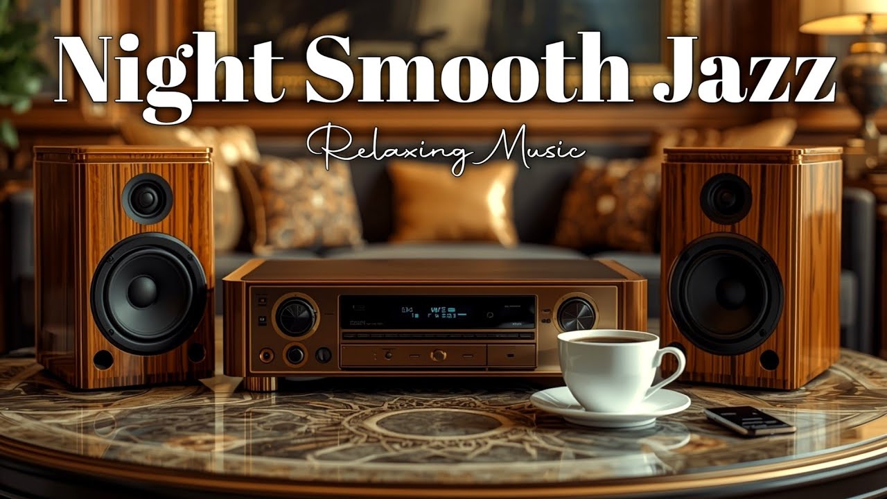 Cozy Night Smooth Jazz ☕ | Relaxing Café Music for Focus, Work & Quiet Evenings