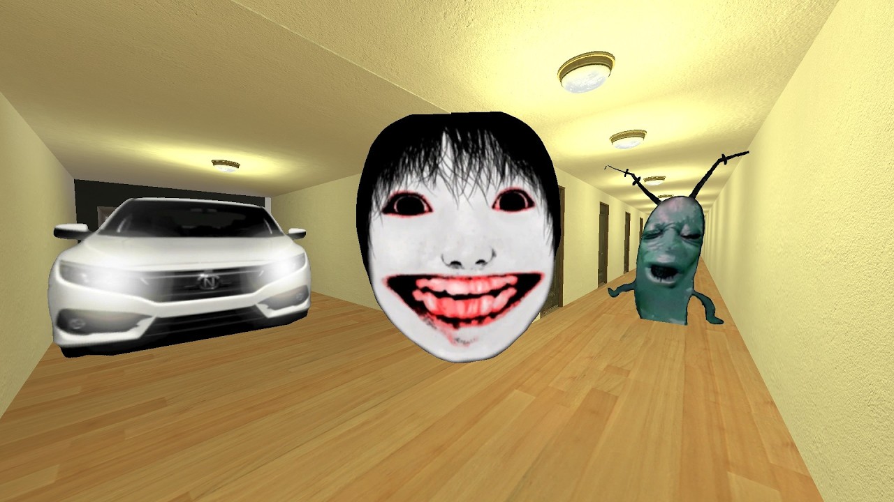 MY NAME IS YOSHIE PLANKTON AND VEHICLE IN LIMINAL HOTEL GMOD #crazymod1m_#gmod_#nextbots