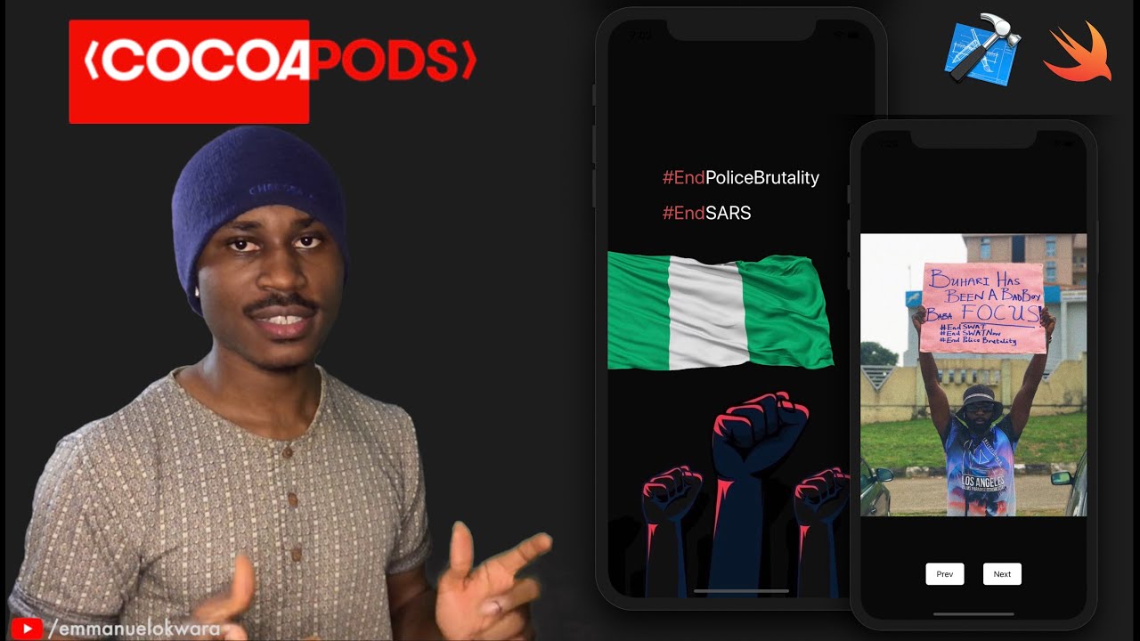 #EndSARS App Tutorial | Cocoapods | Swift 5, XCode 11