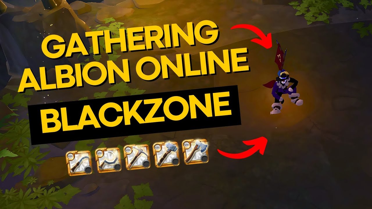 ⚒️ ALBION ONLINE GATHERING ⚒️ BLACK ZONE GATHERING | COLETA ALBION ONLINE NA BLACK ⚒️ #08