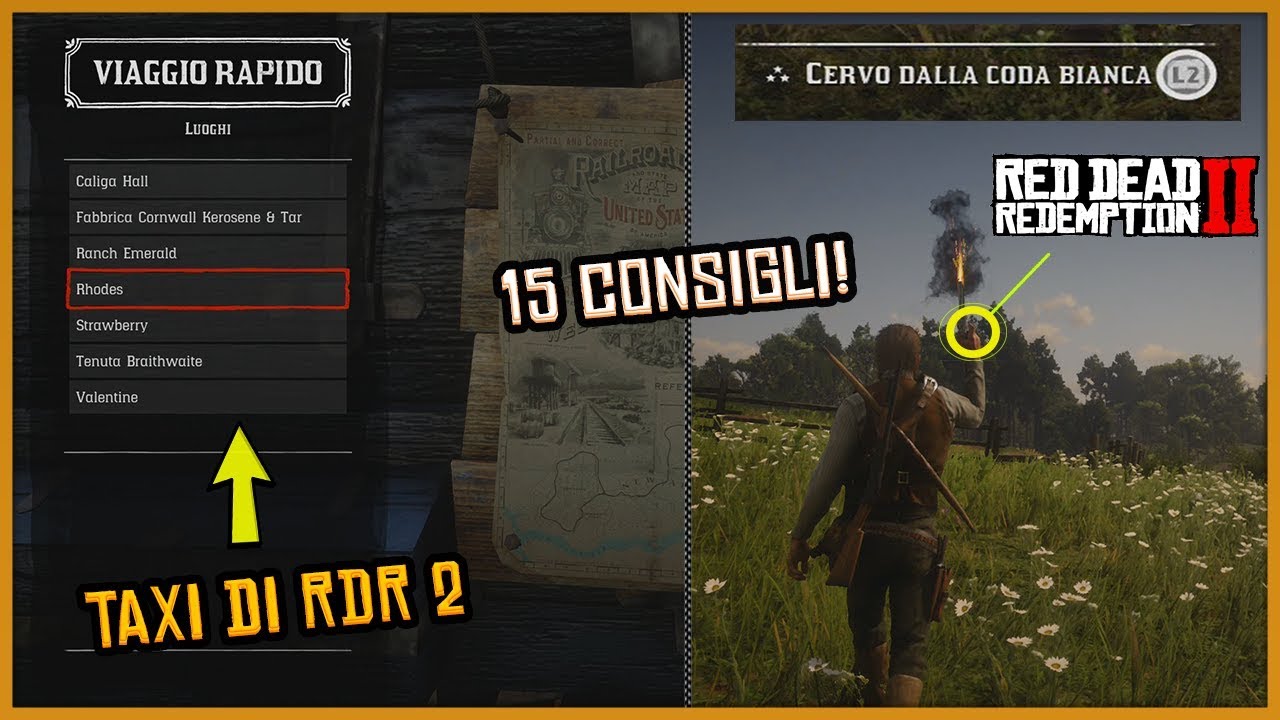 RED DEAD REDEMPTION 2 - 15 COSE & CONSIGLI DA SAPERE SE GIOCATE DA POCO (Trucchetti RDR 2 ITA)