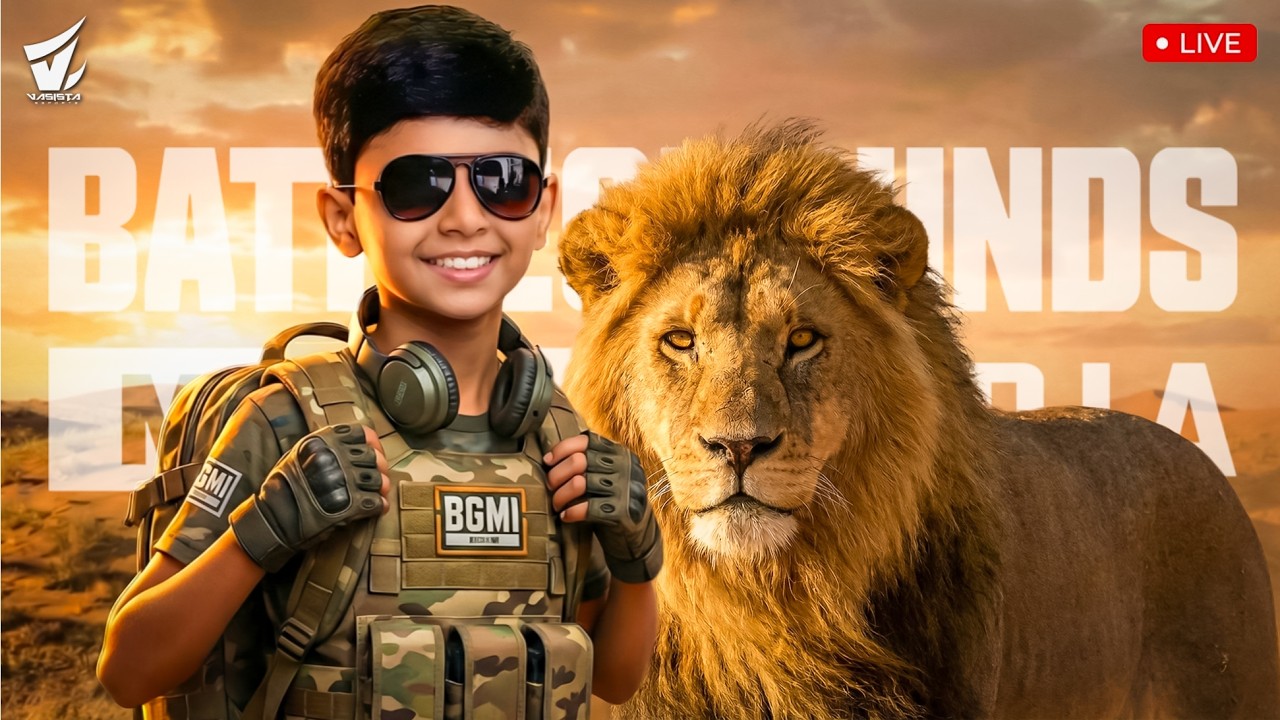 🦁 Lion Mode Activated in BGMI LIVE 🔥| High Kill Gameplay | 1v4 Clutch