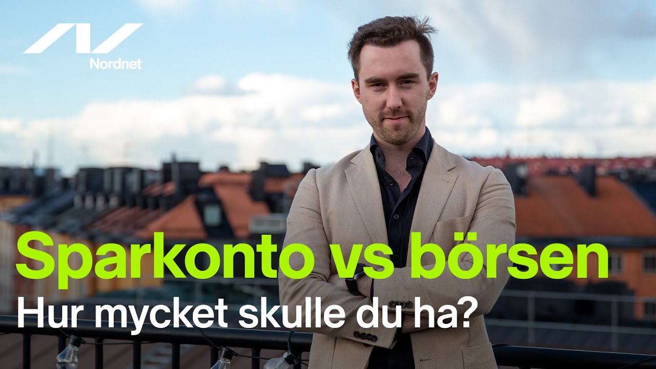 Sparkonto vs börsen | Hur mycket skulle du ha?