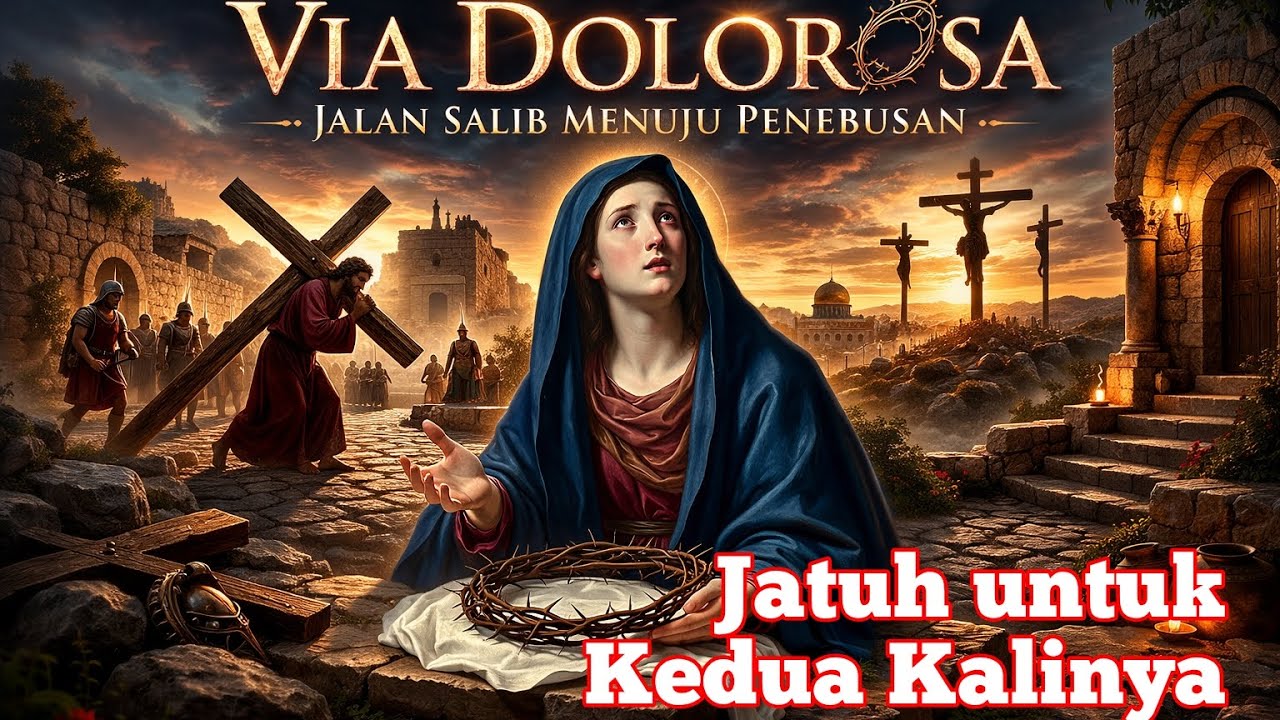 Jatuh untuk Kedua kalinya - Berjalan Bersama Bunda Maria di Jalan Sengsara