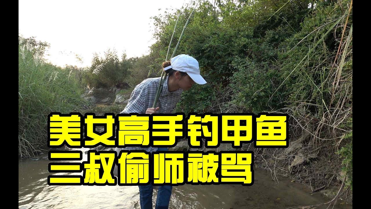 钓不到甲鱼，三叔跑去偷学女高手抓甲鱼技术，结果被怼得哑口无言【壮乡小莫】